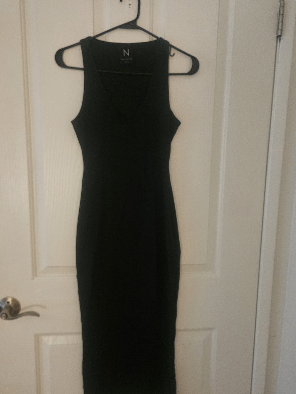 Naked Wardrobe Black Sleeveless Maxi Dress